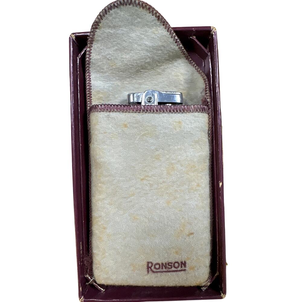 Vtg Robson Mastercase 1930s art deco Cigarette Case Lighter - Picture 6 of 7